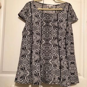 Maria Gabrielle Plus Size fit n flare gorgeous top